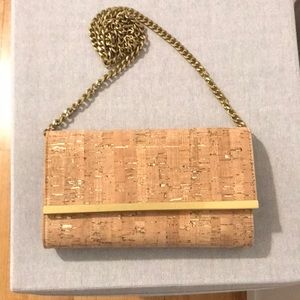 J crew cork clutch or cross body